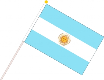 Argentina waving flag